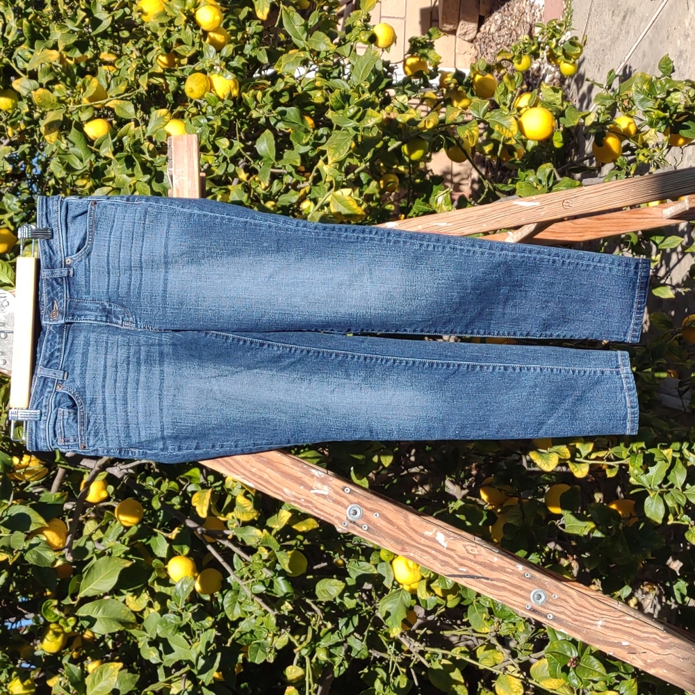 New York & Co Skinny Mild Distressed Jeans 4